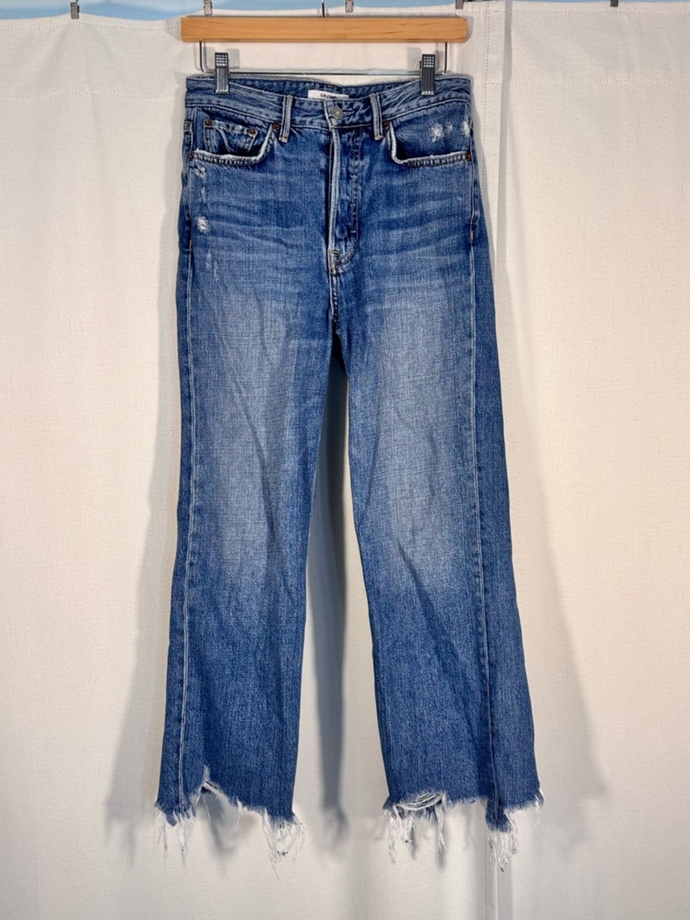 GRLFRND Bobbi High Rise Crop Jeans in What You Like - Picture 3 of 12